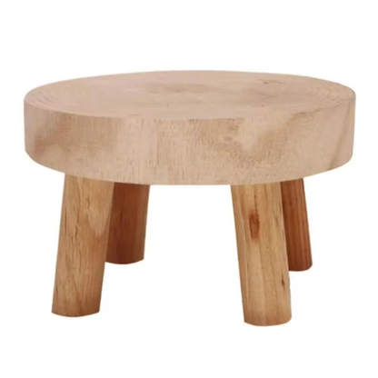 Houten plantenstandaardhouder