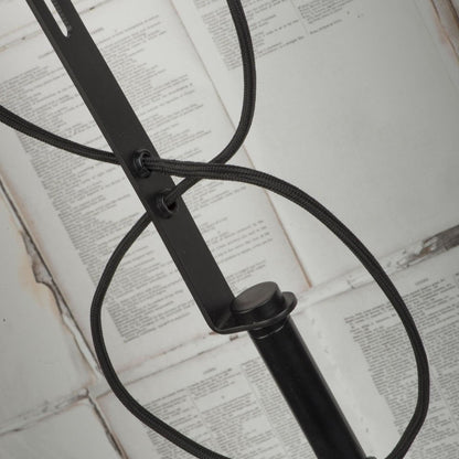 Vloerlamp Dubbele Lamp Zwart