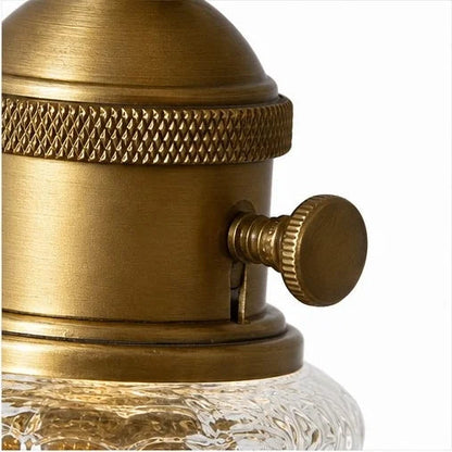 Glazen Hanglamp Vintage Bloemontwerp