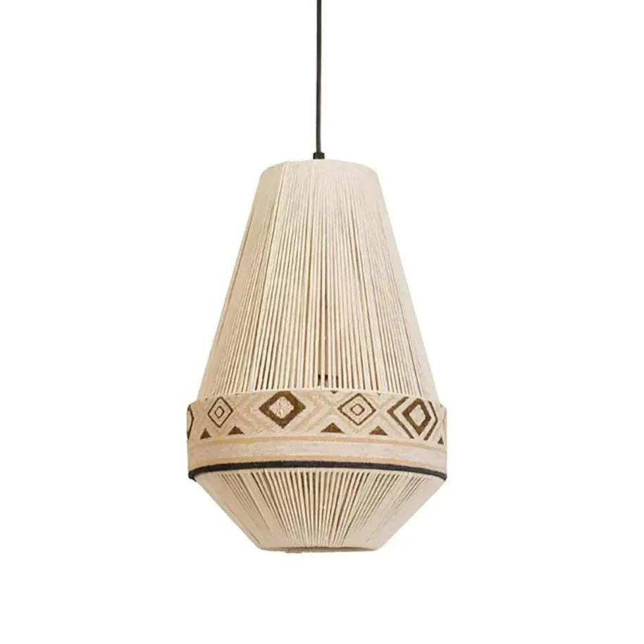 chic bohemian fringe pendant light