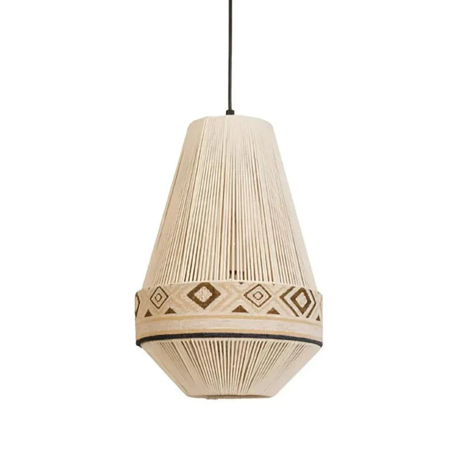 chic bohemian fringe pendant light