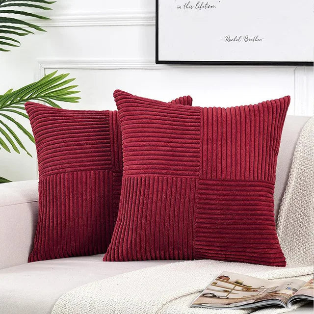 corduroy kussensloop minimalistisch ontwerp