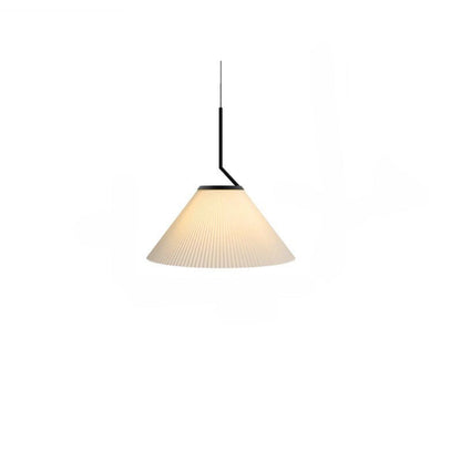 Stijlvolle Nordic Geplooide Crème Hanglamp voor een Elegante Sfeer