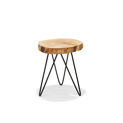 side table slice fb3 beech 30-40cm 43h