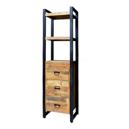 Bookcase Boaz | 3 drawers