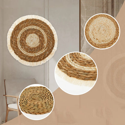 Geweven Boheemse Ronde Wanddecoratie