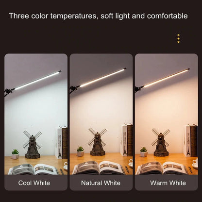 Clip-on bureaulamp verstelbare helderheid
