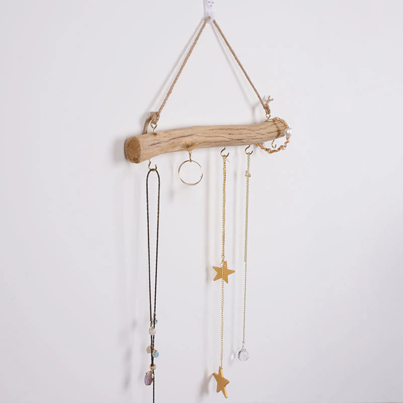 wandhaak drijfhout boho decoratie