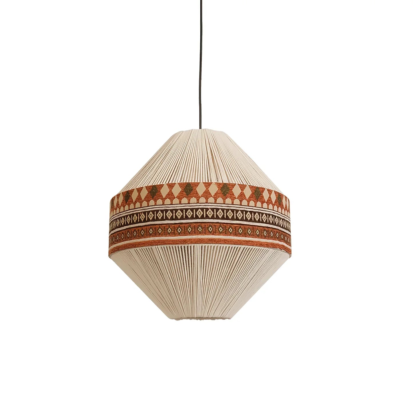 chic bohemian fringe pendant light