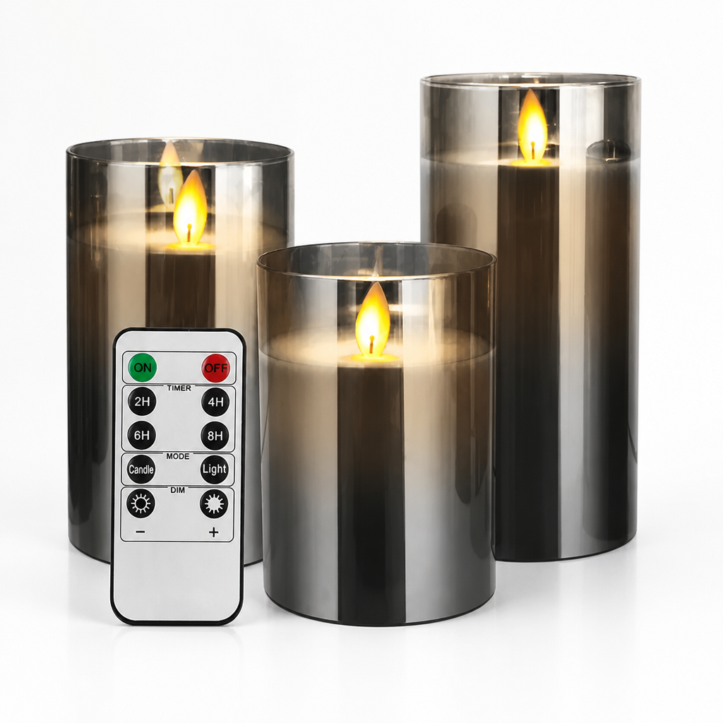 sfeervolle ledkaars op batterijen voor tafeldecoratie