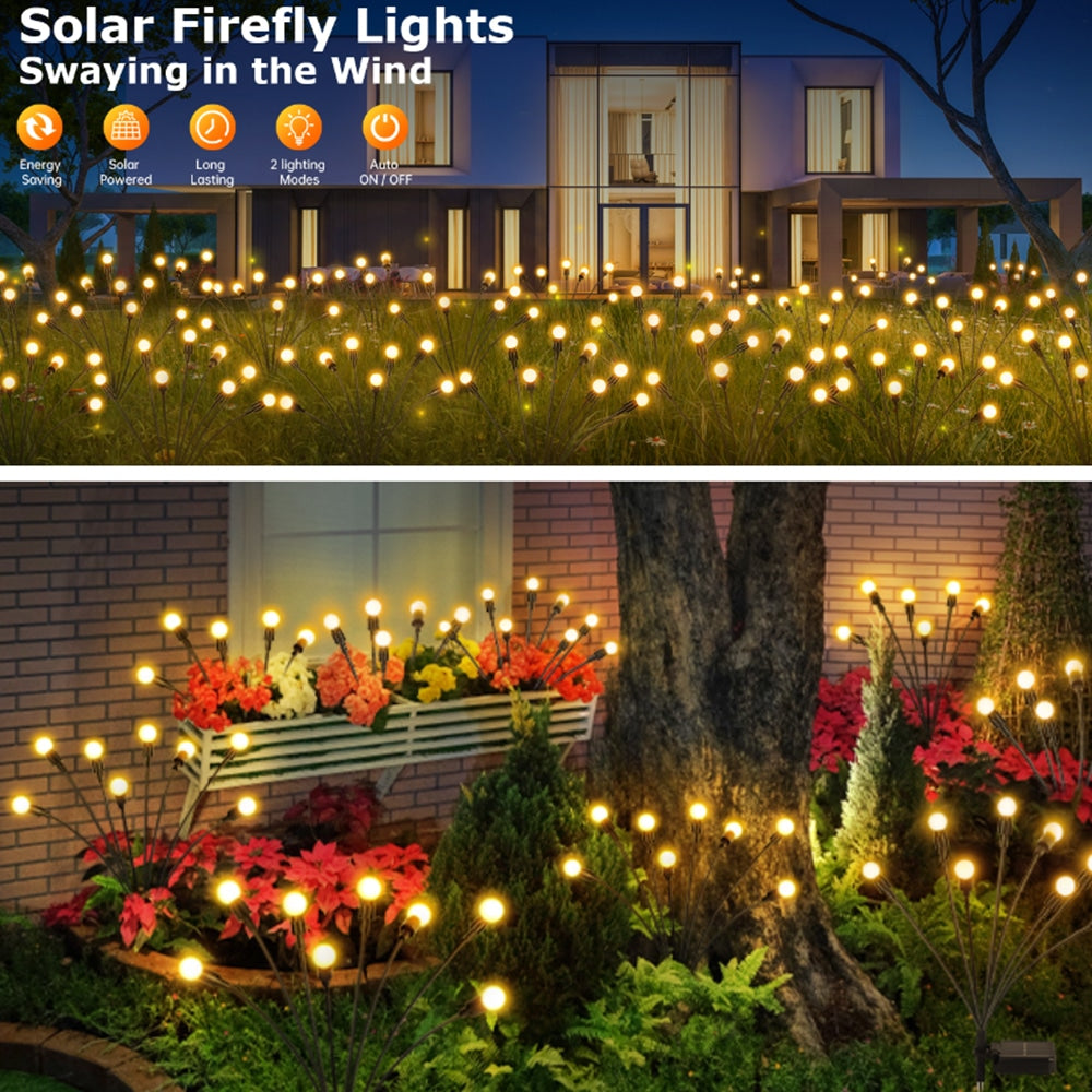 zonne tuinlampen op prik 70cm 2-pack 6 led