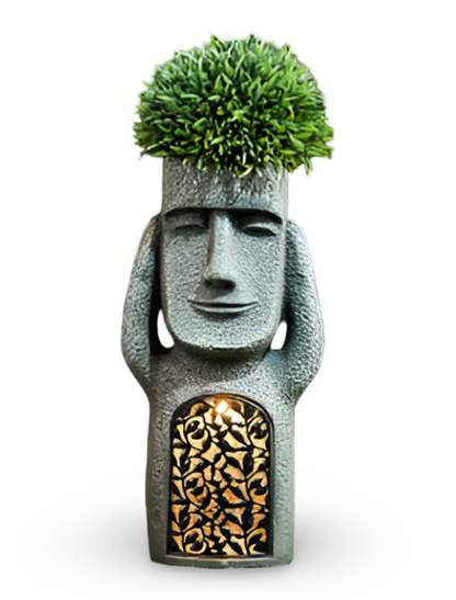 Moderne paascadecoratie van hars