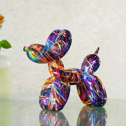 Hondenbeeld hars ontwerp decoratief beeldje