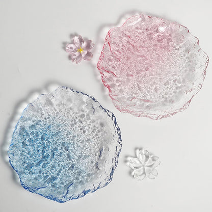 Glazen Sieradenschaal met Bubbelontwerp