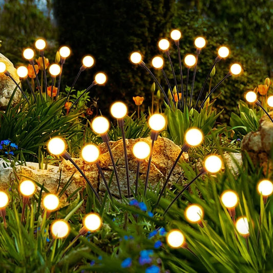 Zonne Tuinlampen op Prik 70cm 2-Pack 6 LED