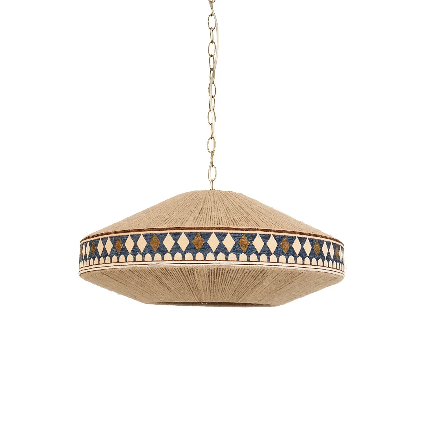 chic bohemian fringe pendant light