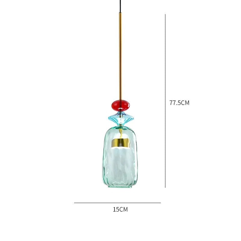 stijlvolle pendellamp van glas met elegant ontwerp