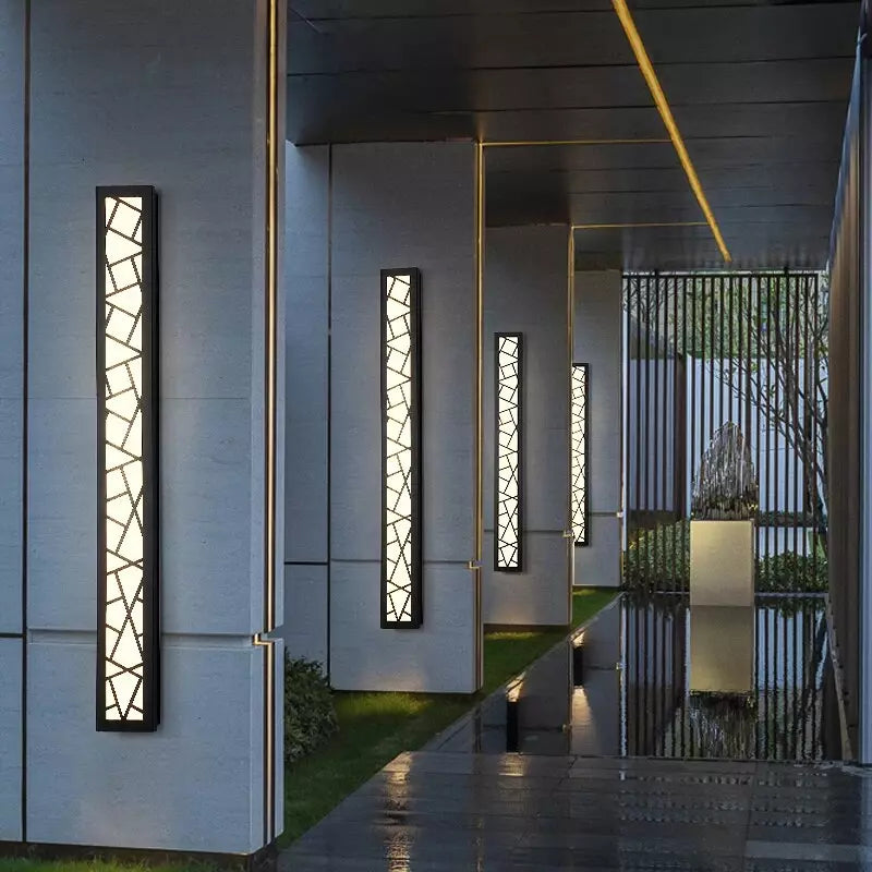 buiten led wandlamp aluminium acryl ip65