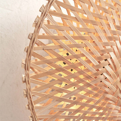 Bamboe Wandlamp Natuurlijk Kalimantan 30 cm