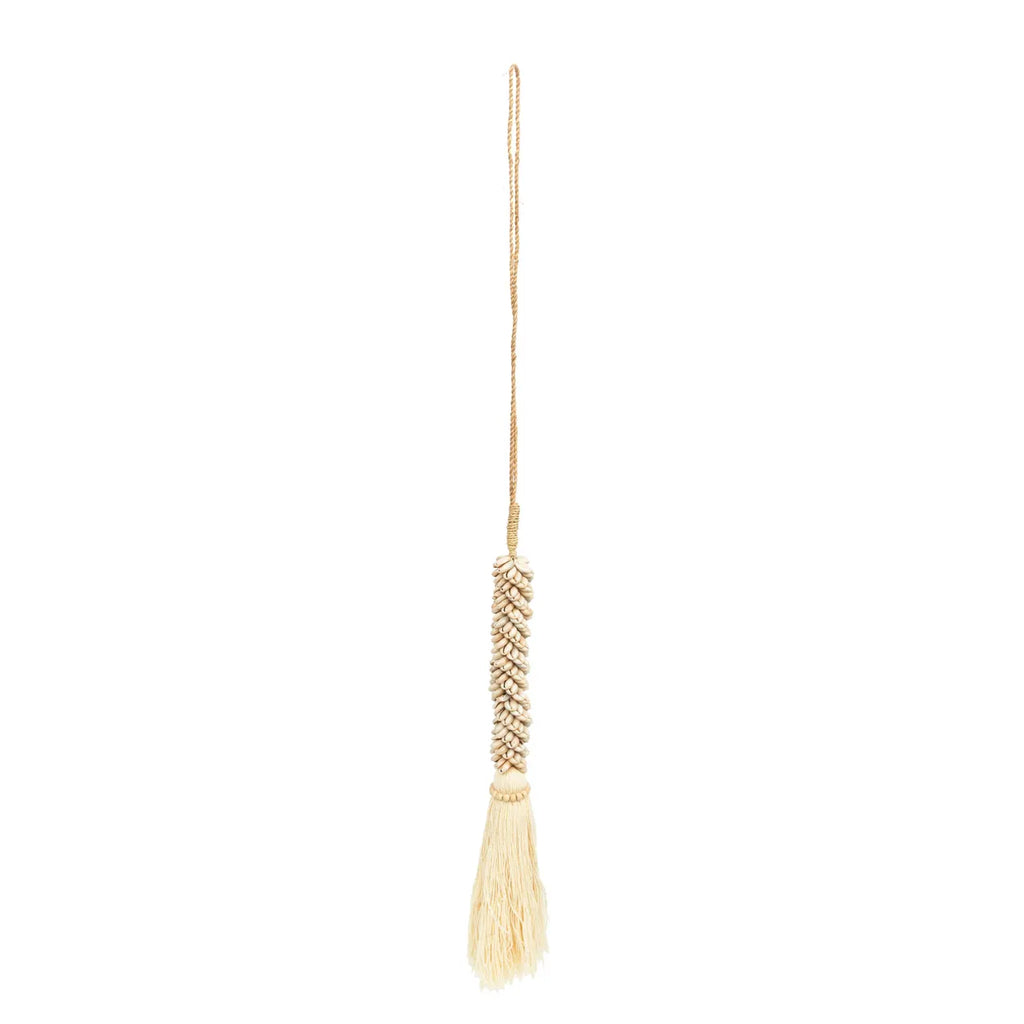 de cowrie & cotton hangdecoratie - naturel