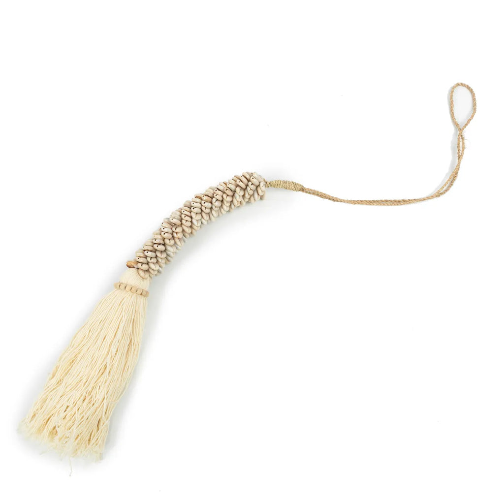 de cowrie & cotton hangdecoratie - naturel