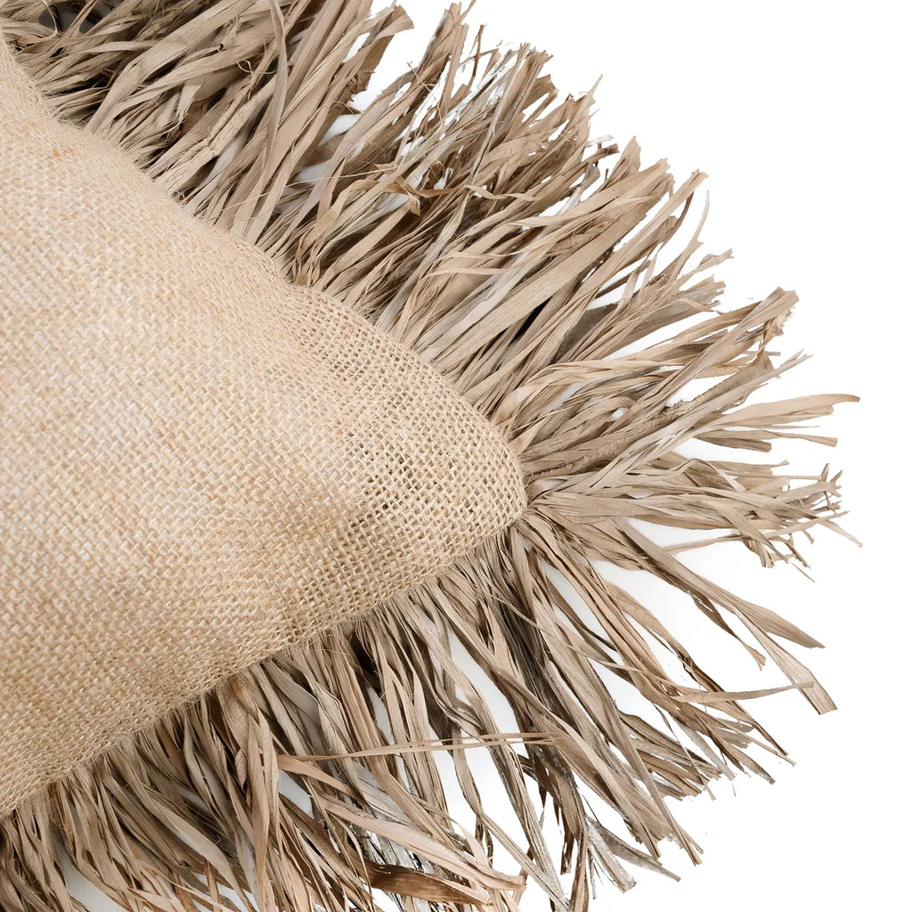 de jute bonita kussenhoes - naturel - 60x60