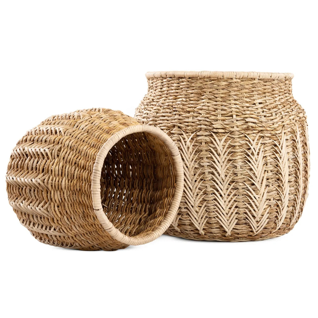 rotan opbergmand de luziru - naturel - m