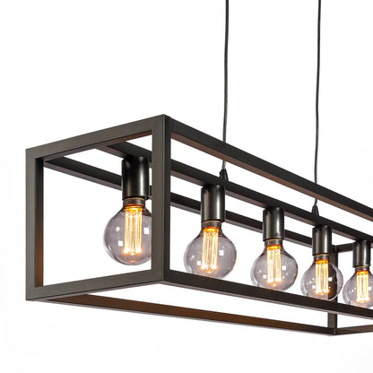 Hanglamp, 5-lichts, H340 zwart