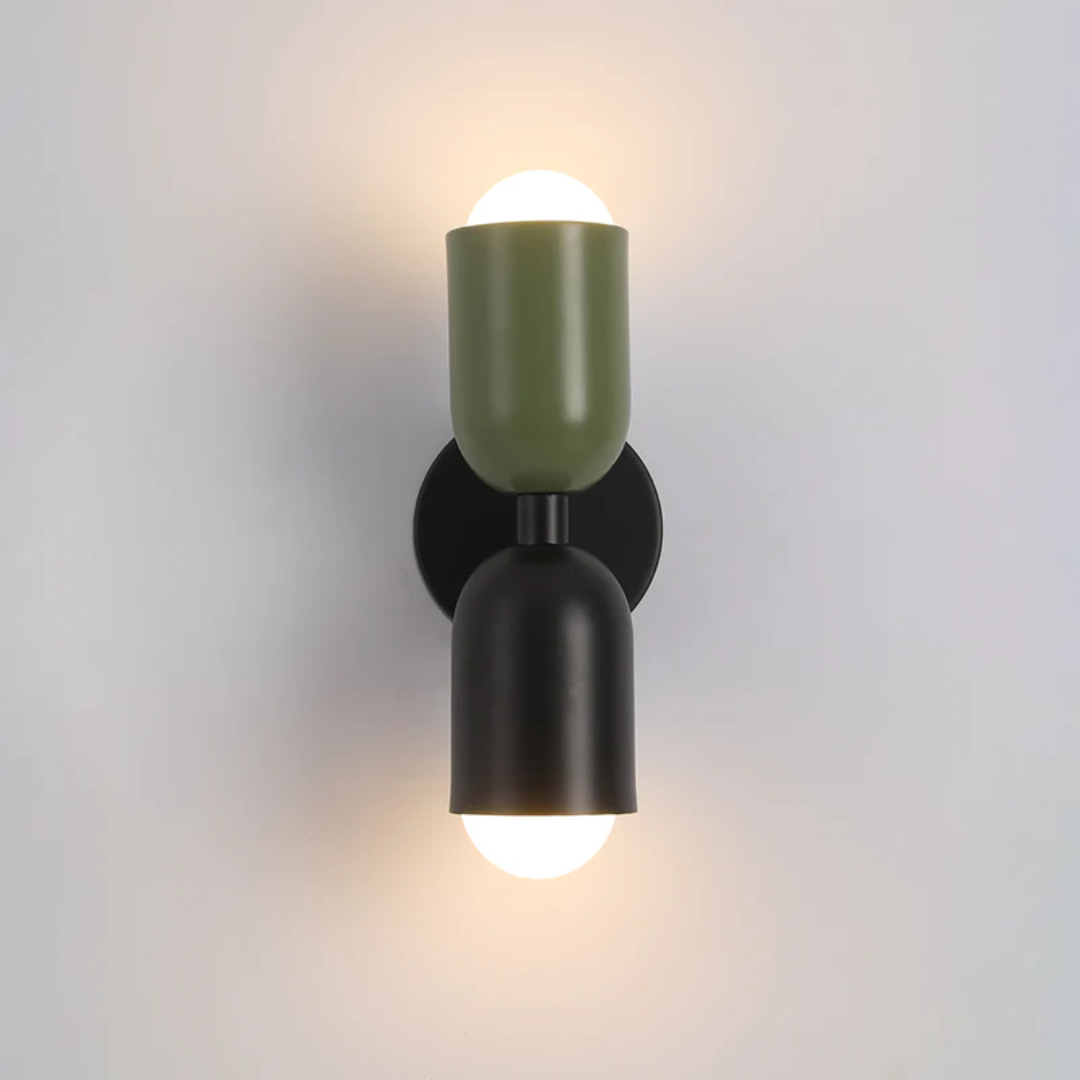 dubbelzijdige led wandlamp met kleurwissel
