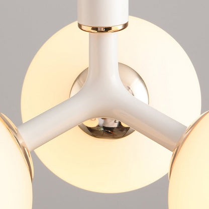 Stijlvolle Noorse luxe glazen hanglamp voor een elegante uitstraling