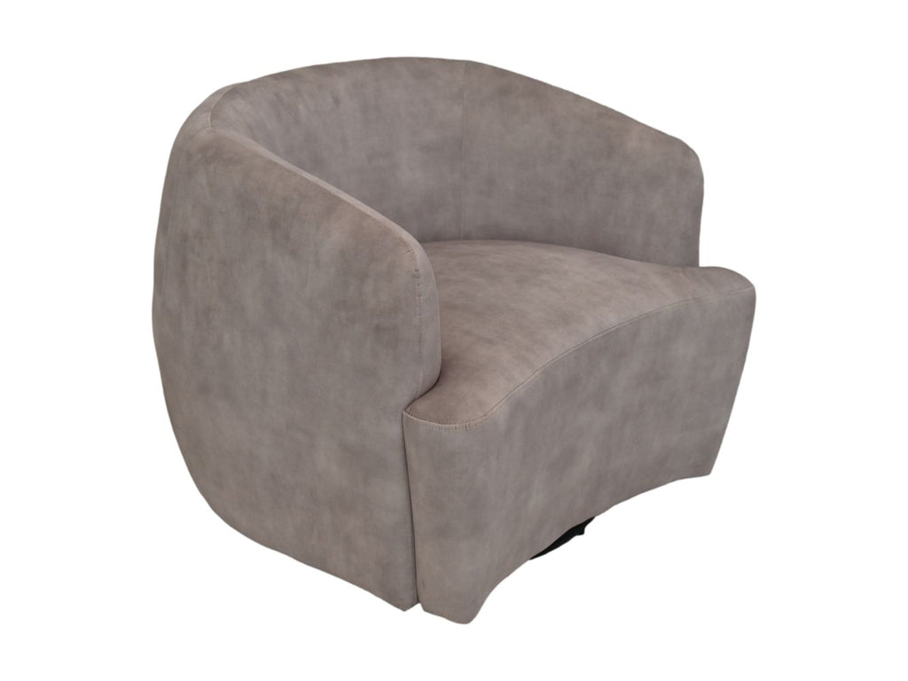 draai fauteuil -  wit/zwart - adore 01 - velours/metaal