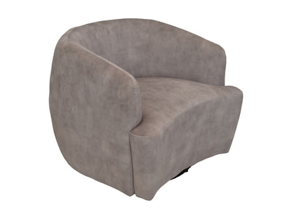 Draai fauteuil -  Wit/zwart - Adore 01 - Velours/metaal