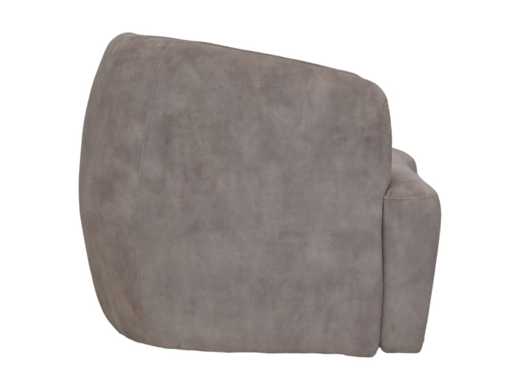 draai fauteuil -  wit/zwart - adore 01 - velours/metaal