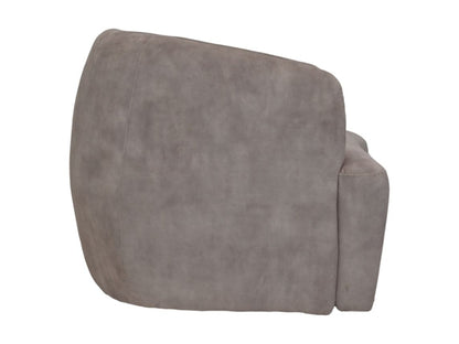 Draai fauteuil -  Wit/zwart - Adore 01 - Velours/metaal