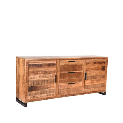 LABEL51 Dressoir Glasgow - Ruw - Mangohout - 190 cm