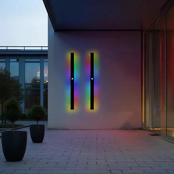 elegante led wandleuchten im modernen randdesign