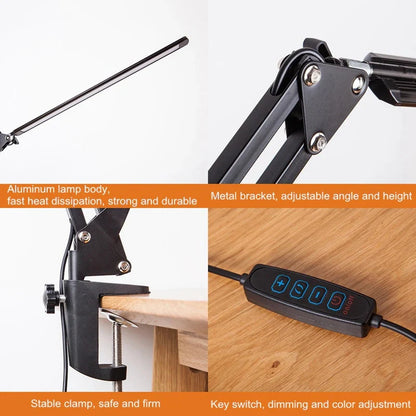 Clip-on bureaulamp verstelbare helderheid