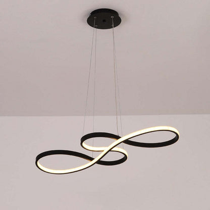 Stijlvolle LED Hanglamp met Muzieknotenschema