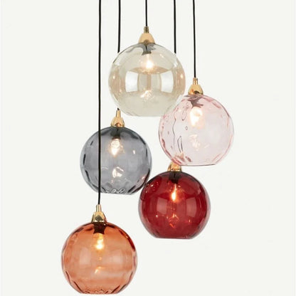Hanglamp glas-in-lood modern Scandinavisch design
