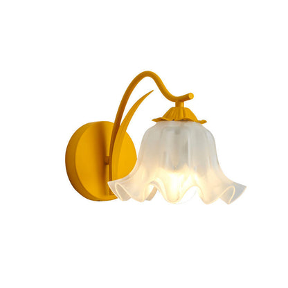 Charmante Retro Franse Bloem Wandlamp voor de Tuin