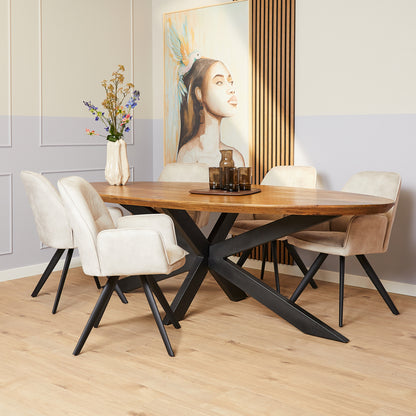 Dining chair Nova | Champagne