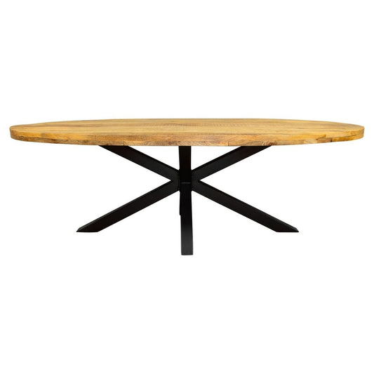 Eettafel Denver | Ovaal | Mangohout | 180 cm