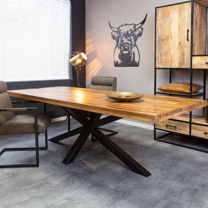 Eettafel Denver | Rechthoekige matrixpoot | 200 cm