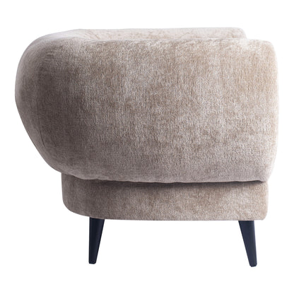 Elefan Cream fauteuil met ronde armleuning