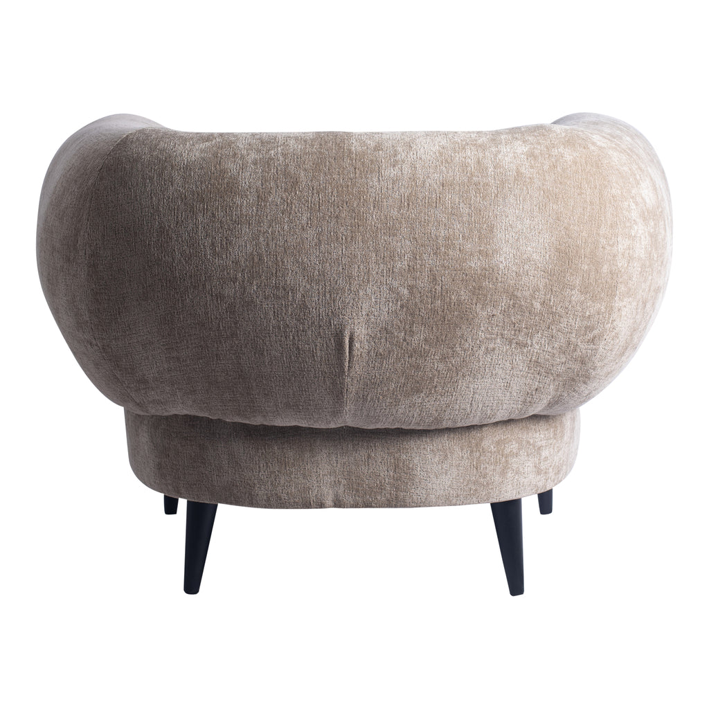 elefan cream fauteuil met ronde armleuning