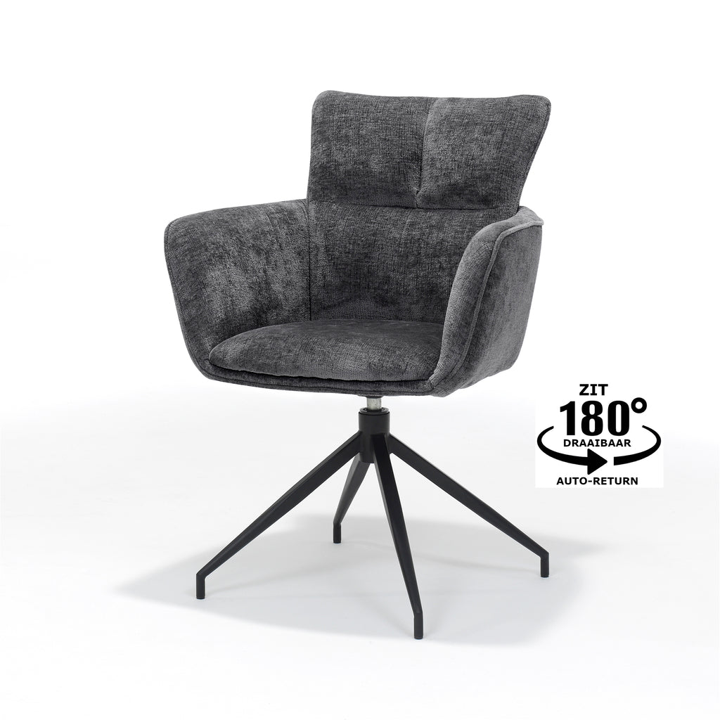 evan armchair fabric perfect harmony anthracite