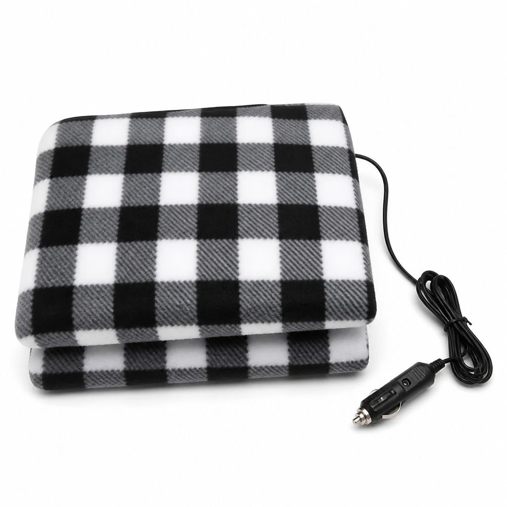 12V-fleece deken voor warme en comfortabele autoritten