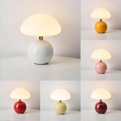 Chic Franse Roomlamp met Champignonvorm