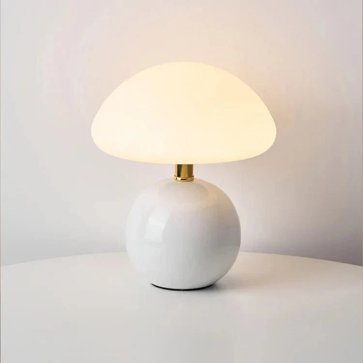 chic franse roomlamp met champignonvorm