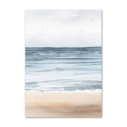 Canvas muurkunst Boho aquarel ontwerp